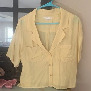 O'Neill Soft Yellow Button-Down Shirt